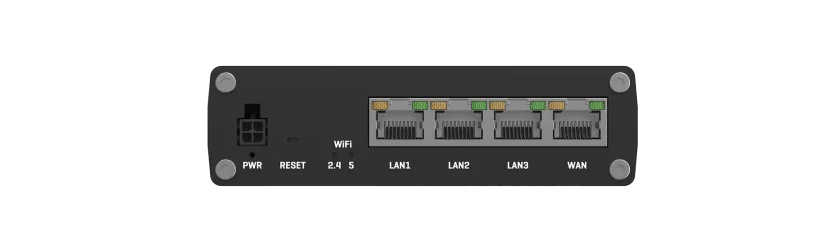 Ubiquiti, MikroTik, Teltonika, Delock, TP-Link, Deciso - Teltonika RUTX10 – Der zuverlässige 4G LTE-Router für industrielle Anwendungen RUTX10 Anschlüsse