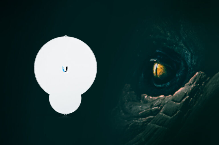 Spinosaurus trifft Richtfunk: Unser Gigabit-Link mit dem Ubiquiti AF-24HD