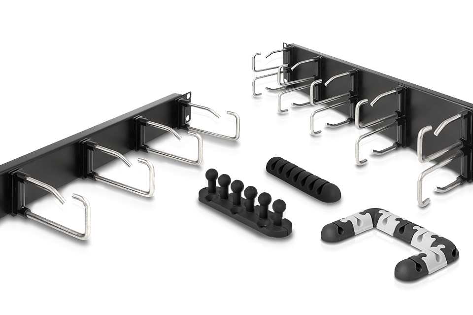 Ubiquiti, MikroTik, Teltonika, Delock, TP-Link, Deciso - 19 inch rack cable management